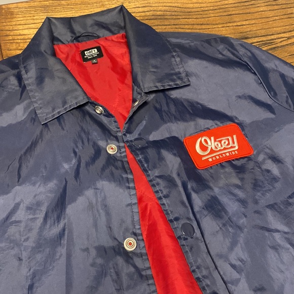 Obey Windbreaker Mens Small - Picture 3 of 7